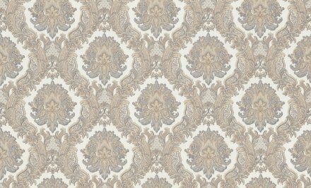 Обои Классика МОФ Malex design (серебро-золото)  (1,06х10) 4065-4