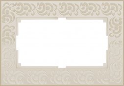 Рамка для двойной розетки (слоновая кость) W0082303 Werkel