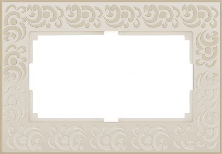 Рамка для двойной розетки (слоновая кость) W0082303 Werkel