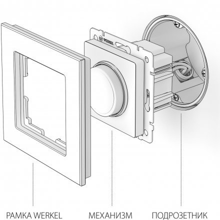 Диммер (слоновая кость) W1142003  Werkel