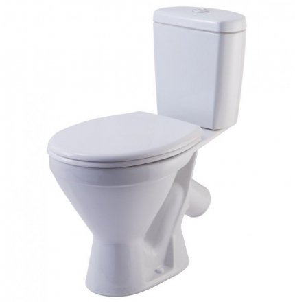 Унитаз компакт ROSA СТАНДАРТ косой вып. с арм. сид. Уклад с креп. Вн УнБ36 434212