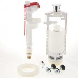 Арматура Alca Plast нижняя подводка с латунной  резьбой SA08SK 1/2&quot; CHROM